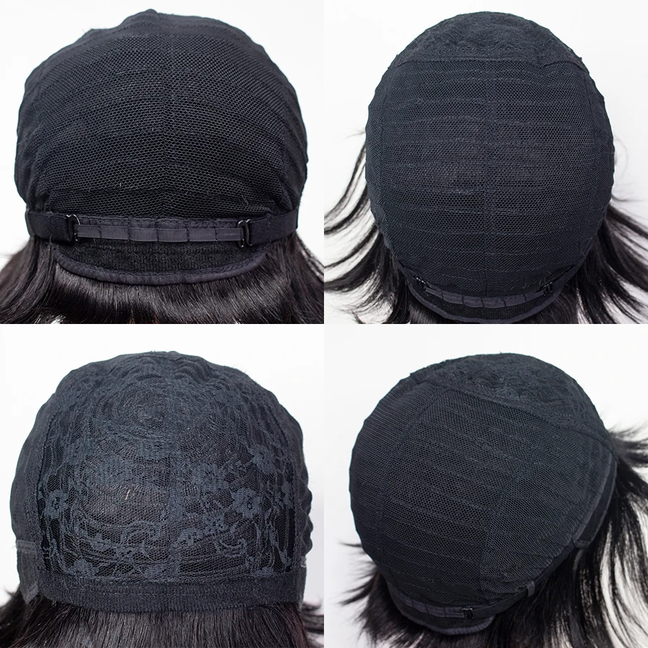 

Pixie Cut Wig Human Hair Wigs For Black Women Glueless Brazilian Short Bob Remy Hair Cheap Full Machine Made Wig with Bangs