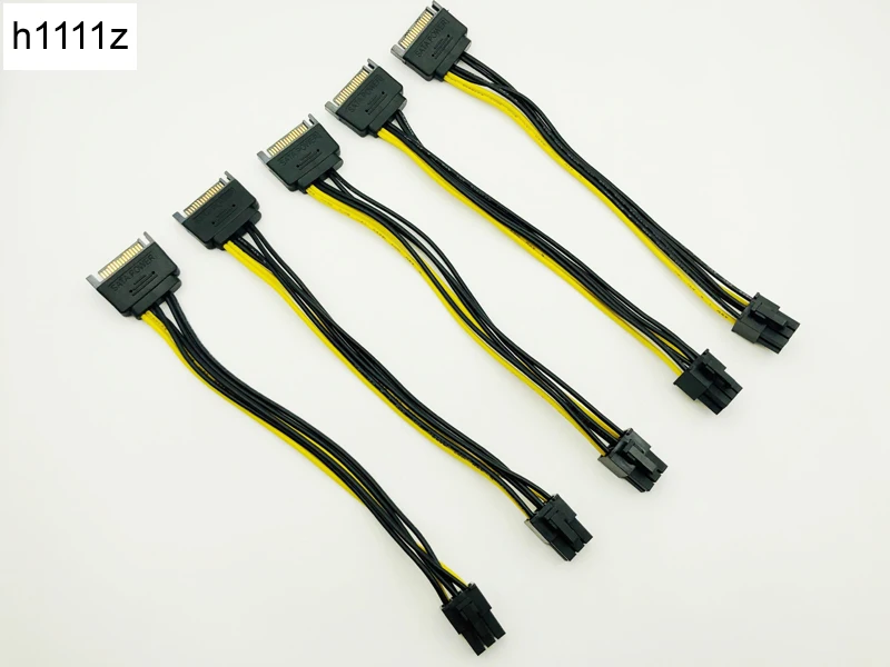

Кабель питания для майнинга, 20 см, SATA, 15pin-6pin PCIe PCI-e Express