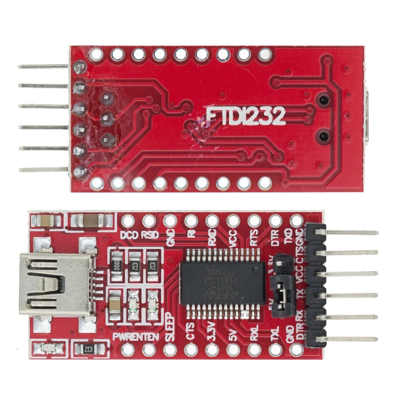 Бесплатная доставка 10 шт FT232RL FT232 FTDI адаптер USB к TTL 5V 3 V кабель для загрузки