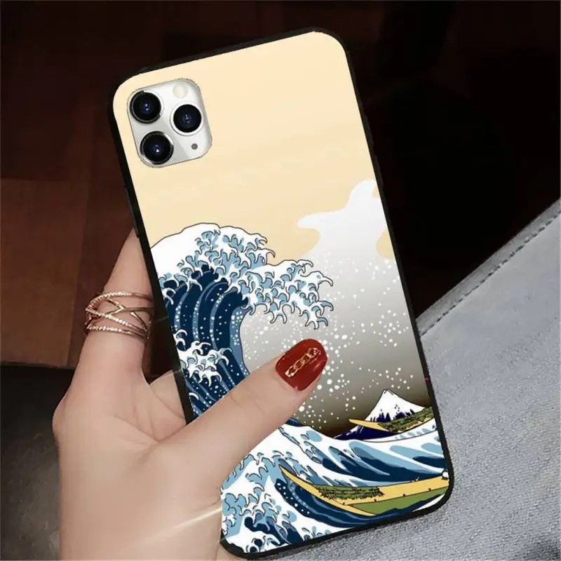 

The Big Wave of kanagawa Phone Case for iPhone 11 12 pro XS MAX 8 7 6 6S Plus X 5S SE 2020 XR
