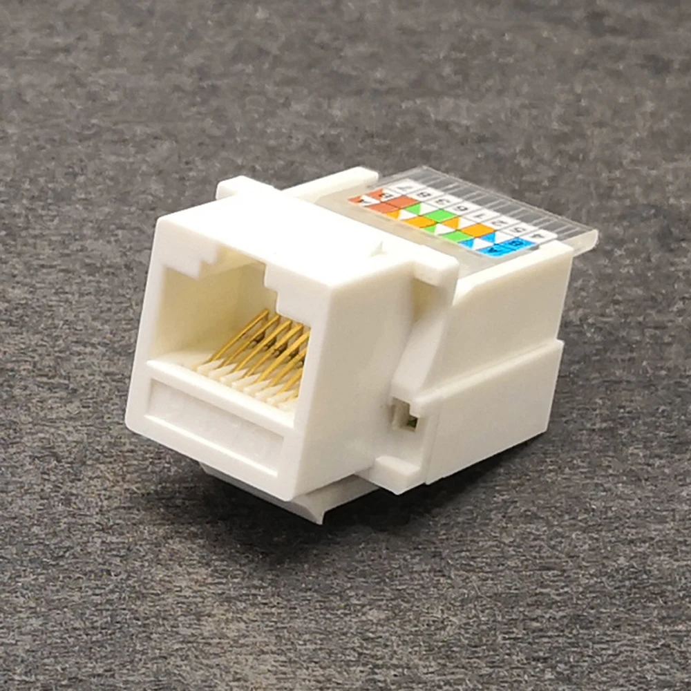 Гнездовой разъем RJ45 Cat6 UTP сетевой модуль для настенной пластины бесплатный