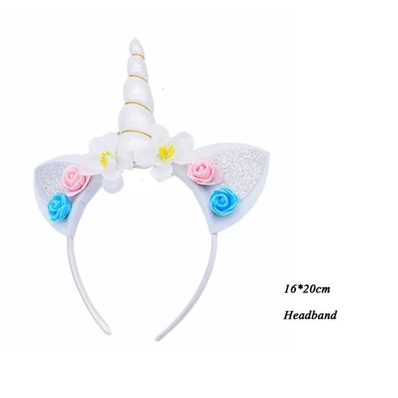 1 PC Headband 3 Микки Маус тема одноразовая посуда наборы бумажные тарелки и стаканы вечерние поставки вечерние баннер Свадебные/детский наряд в качестве подарка на день рождения бассейн вечерние украшения - Color: 1 PC Headband 3