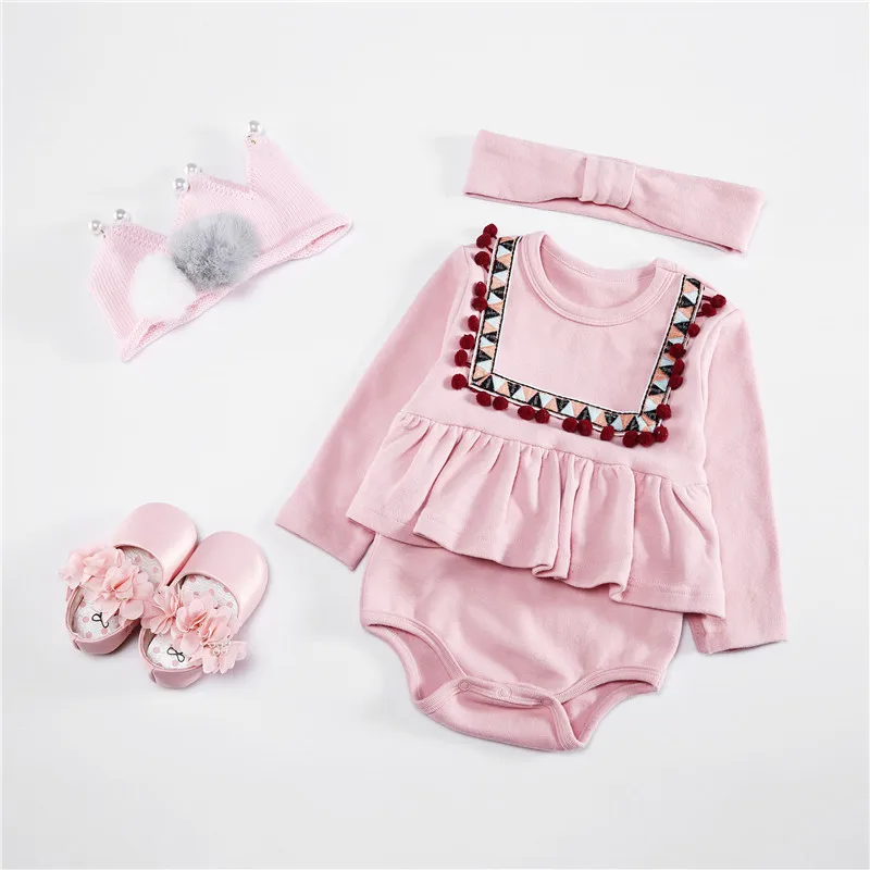 Spring/fall Children's Clothing 0-1 Year Old Infant Clothing Men And Women Baby Romper Romper Newborn Clothes Baby Girl Tights