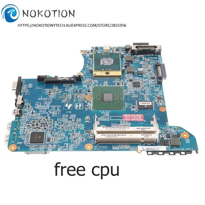 NOKOTION A1219538A A1244753A MBX-163 основная плата для SONY Vaio VGN-C Материнская ноутбука 945GM DDR2