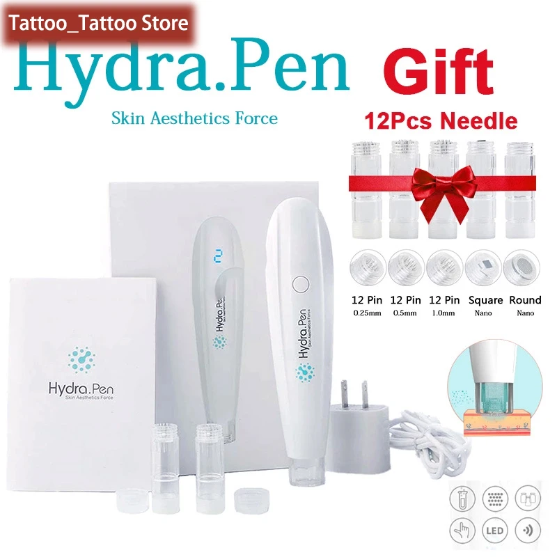 

H2 Hydra 2 In 1 Hyaluronic Acid Serum Pen Needle Hydra-Pen Device Pen Rechargeable Manufacturer Korea MTS for Special into Skin