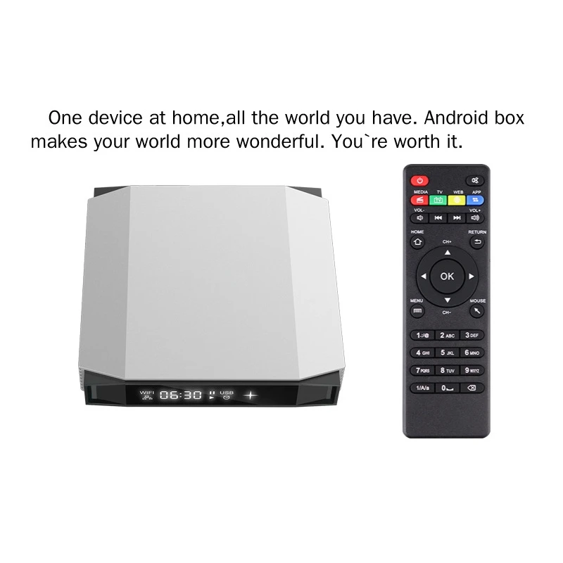 RX3-UL ТВ-приставка RK3328 WiFi с Bluetooth 4 1 Android 9 0 32G 4K | Электроника