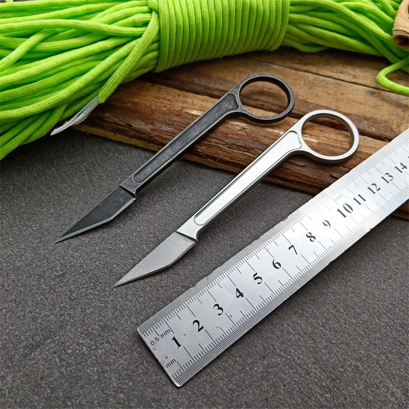 

Fixed Blade Knife Pokcet Tactical Knife 440C Blade Karambit Camping Knife Outdoor EDC Tool with K Sheath for Hunting Survival