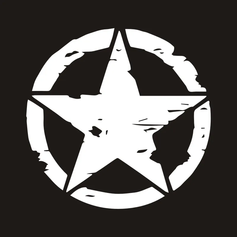 15*15 см стикер для автомобиля военный армейский Звездный капот s и наклейки