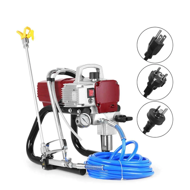 

110V/220V Airless Spray Machine High Pressure Industrial Wall Latex Coating Paint Sprayer Gun