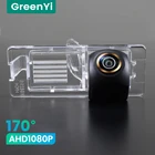 GreenYi 1080P HD 170  Автомобильная камера заднего вида для Renault Clio 4 IV Fluence Dacia Duster Megane 3 Terrano Night Vision Reverse Reversing 4 pin автомобильная парковка AHD