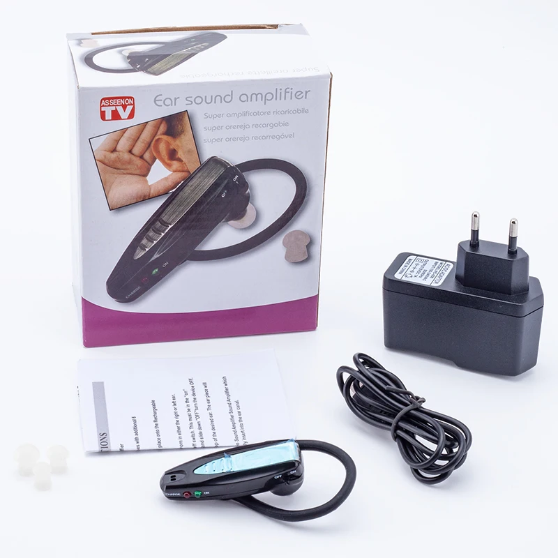 Громкий слуховой аппарат высокой мощности усилитель звука для пожилых людей