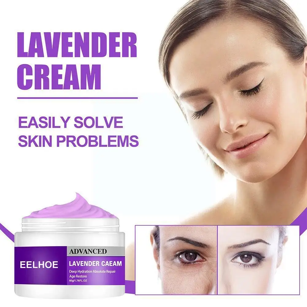 

Lavender Cream Day Night Cream Anti Aging Wrinkle Lift Care Whitening Firming Oil Nourish Control Pores Moisturizing X2j1