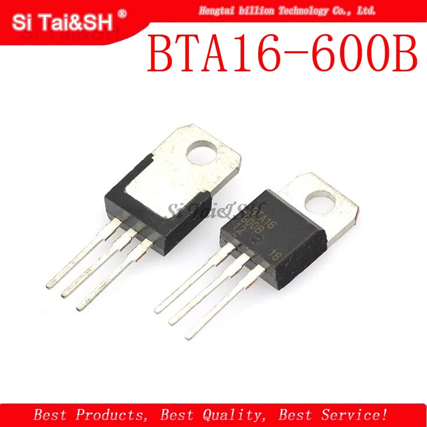 10 шт./лот BTA16 600B 220 600 TO220 600V 16A триакс новые и оригинальные|Интегральные схемы| |