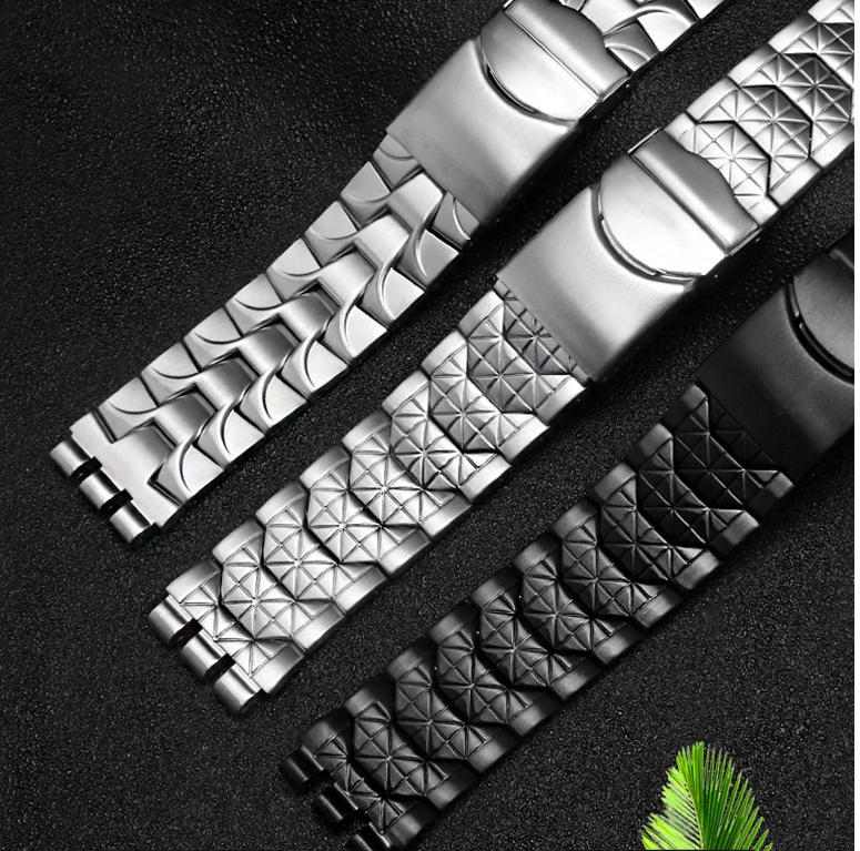 Ремешок для часов из нержавеющей стали ремешок YAS109 YIS401G серебристый аксессуар