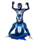 Детский комбинезон для косплея Веном Человека-паука, детские колготки супергероев, костюм для хэллоуивечерние для мальчиков и аниме, маска