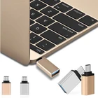 1 шт. USB-C Тип C до USB 3,0 OTG USB металла красочные конвертер адаптер Папа-мама для Android аксессуары для смартфонов для телефона