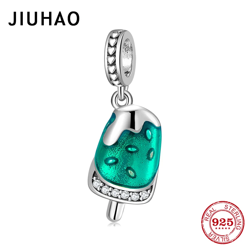 Бусины шармы из серебра 925 пробы в виде палочек для браслета|Ювелирные шармы| |