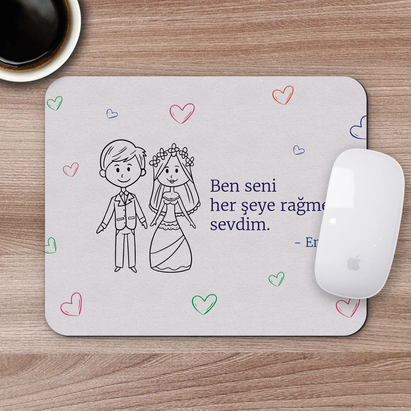 

Personalized Romantic Design Mousepad - R10