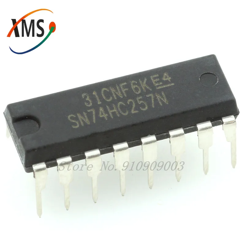 

10 шт. SN74HC257N DIP16 74HC257 DIP-16 74HC257N DIP MC74HC257N HD74HC27P