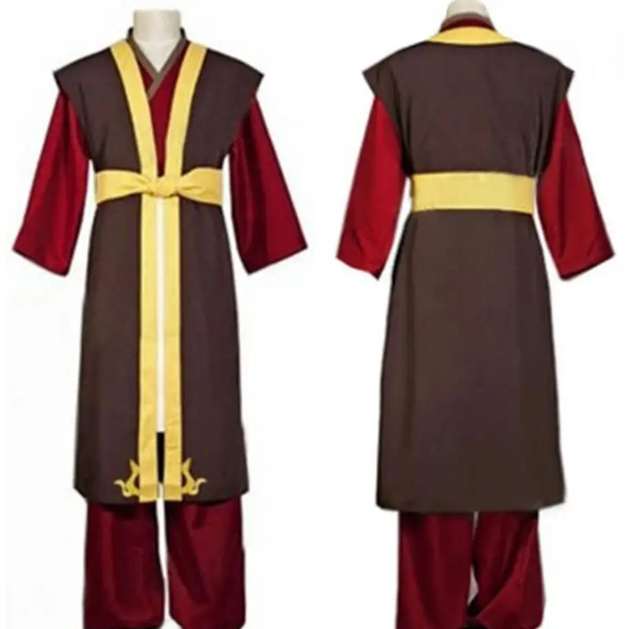 Последний Костюм Аватара Aang костюм для косплея Zuko взрослых на Хэллоуин ханьфу