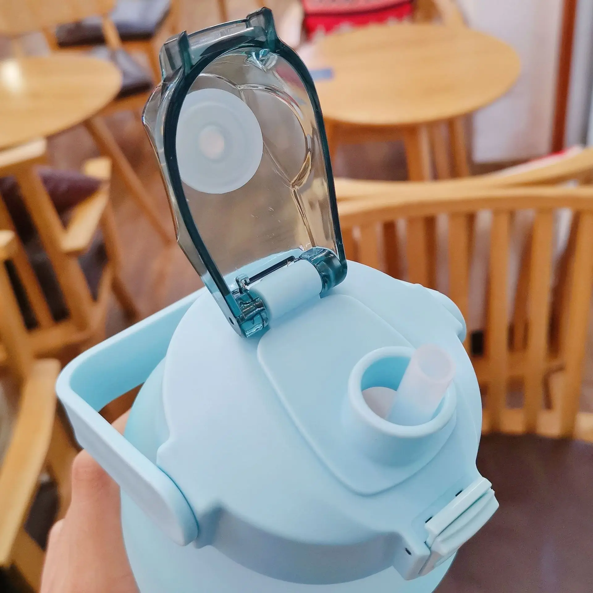 2 л бутылка для воды девочек кружка из соломы герметичная матовая чашка бисфенола