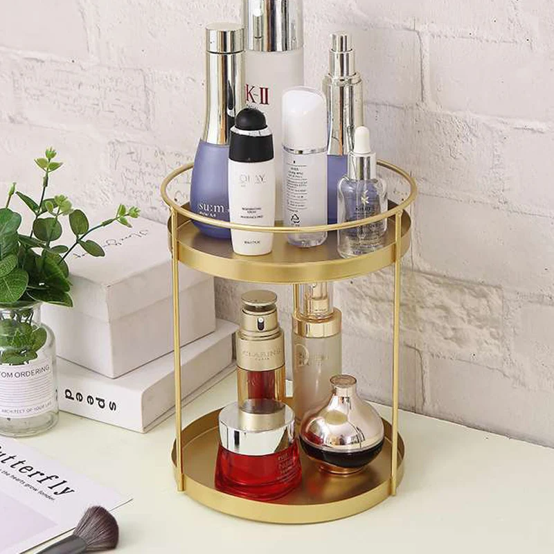 2 слоя пластиковая коробка для хранения косметики органайзер макияжа кистей