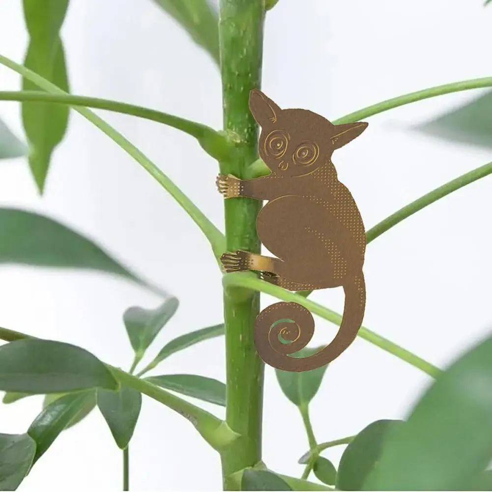 Plant-Animals Metal Hangers Realistic Animals Shape Decorative-hangers Pendant DIY Ornaments For Plant Stem House Decoration 4 S | Дом и сад
