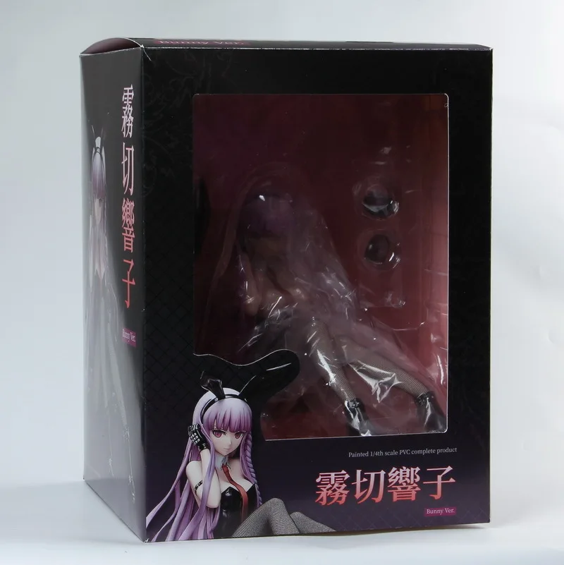 

FREEing B-style Kirigiri Kyouko Bunny Girl Action Figure Model Toys Anime Danganronpa Tragger Happy Havoc PVC Sexy Girl Adult