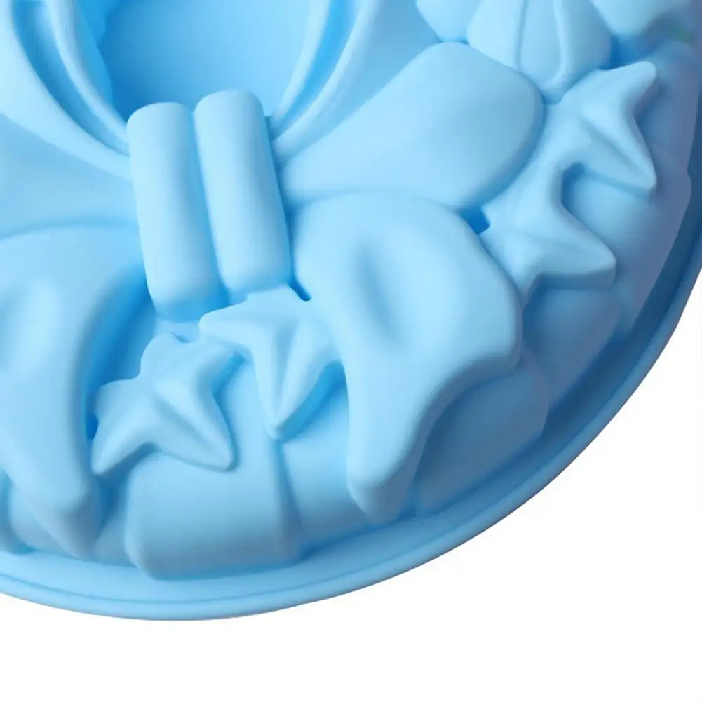 30 см Single Pretty Wreath силиконовая форма для выпечки Sugar Mini Mold ручная работа украшение