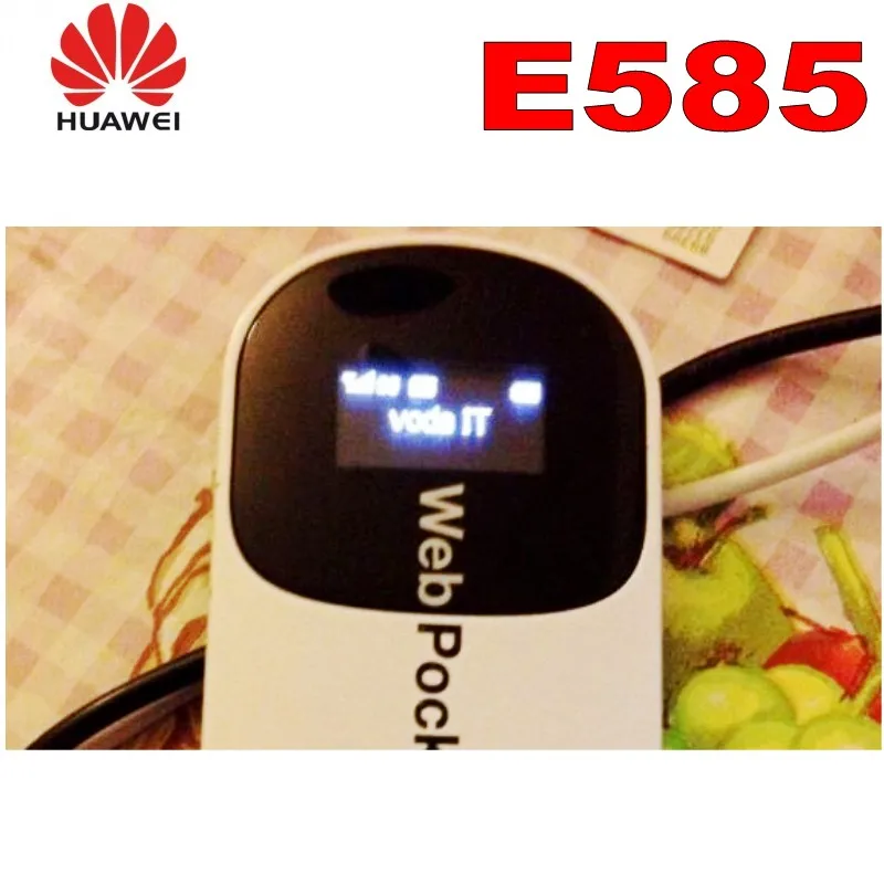 Разблокированный беспроводной маршрутизатор HUAWEI E585 3G HSDPA OLED WIFI WCDMA | Компьютеры и