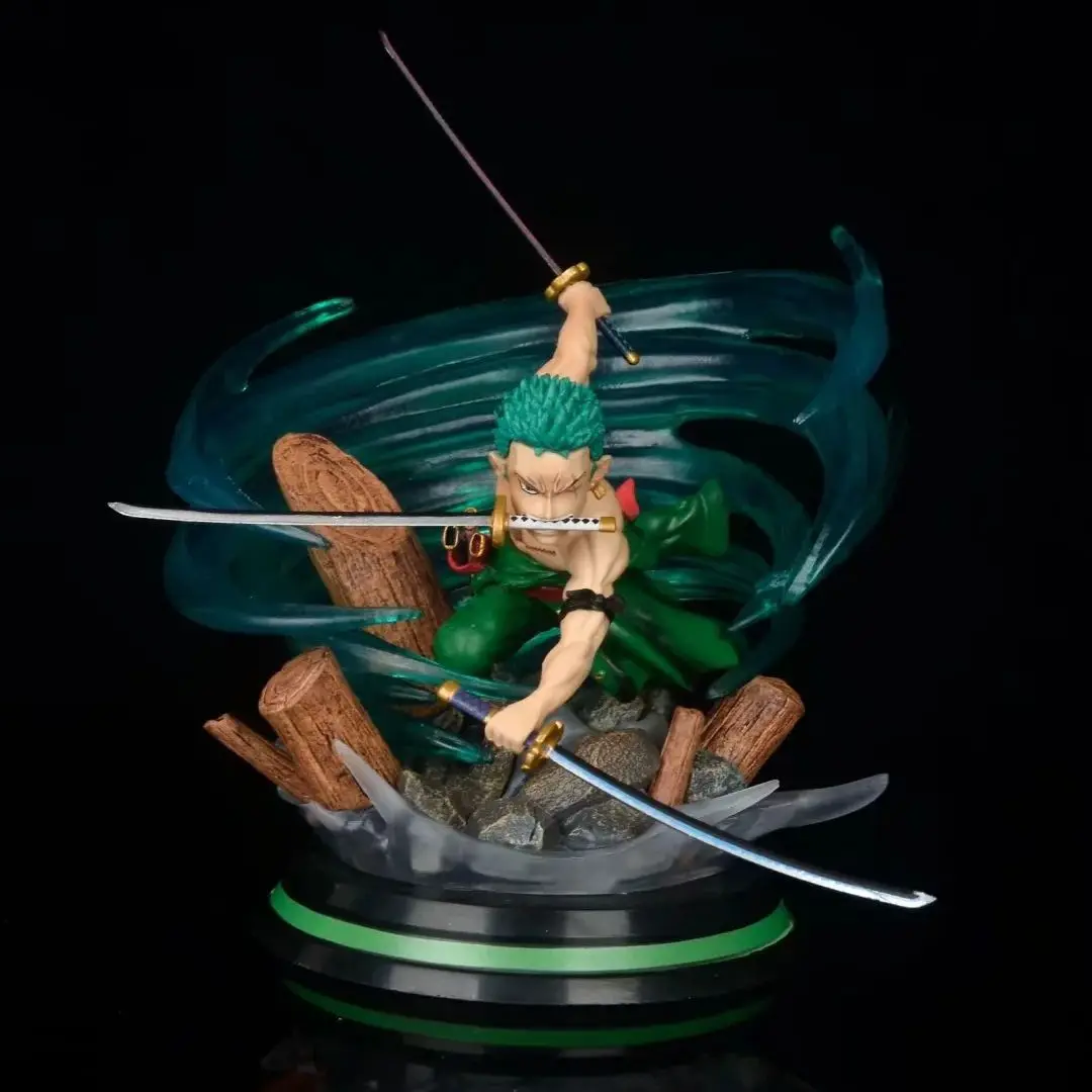

Anime One Piece Roronoa Zoro Snow Knife Battle Ver. GK PVC Action Figure Statue Collectible Model Kids Toys Doll Gifts 13cm