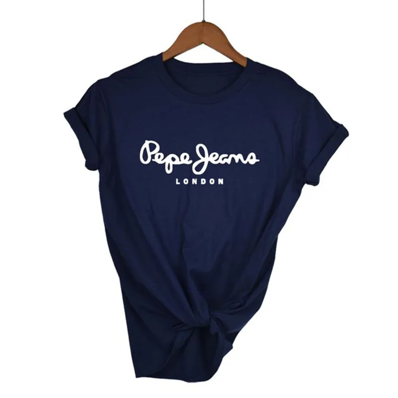 Новинка 2021 футболка Pepe Jeans с лондонским логотипом летняя женская популярная