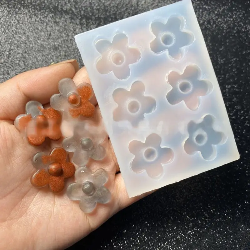 

5Pcs Cherry Blossoms Flower DIY UV Resin Mold Floral Flower Resin Mold Tools