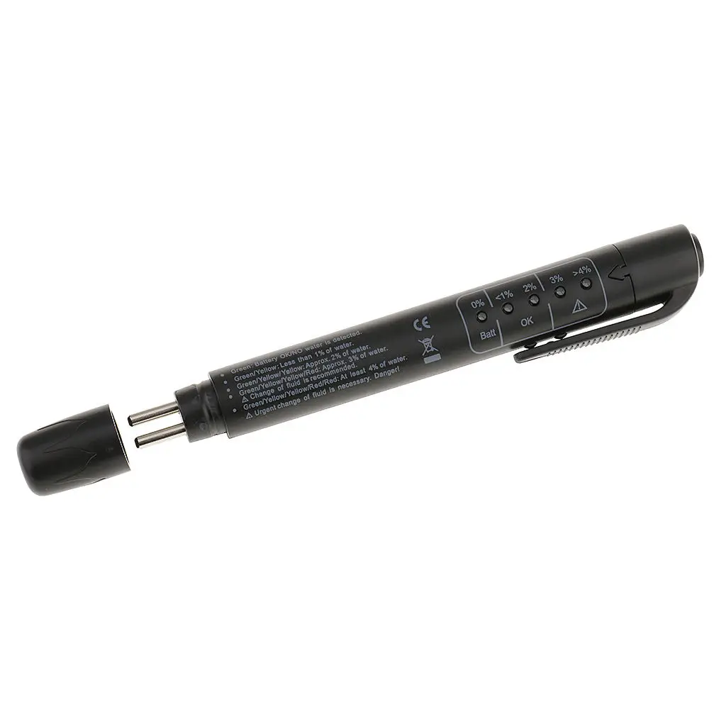 

Auto Brake Fluid Water Moisture LED Indicator Test Automotive Check Pen Tool