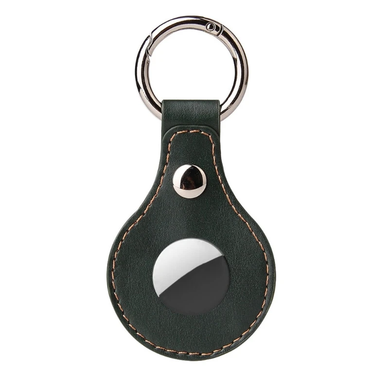

Protective Cover Shell Location Tracker Flexible PU Leather Case Protector for AirTags Bluetooth Tracker Accessories