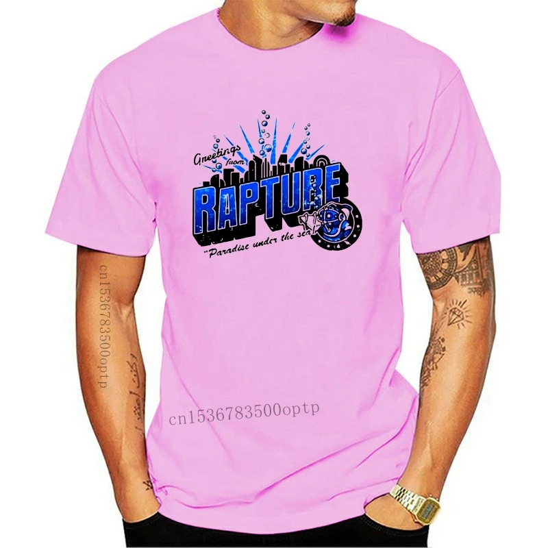 

New Greetings from Rapture Bioshock Shirt short sleeve cotton t-shirt women and men