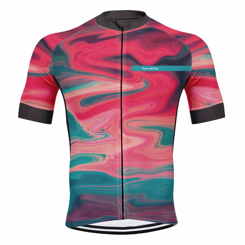 

Summer Cycling Jersey Man Short Sleeve Bicycle Clothes Outdoor Mountain Road Bike Clothes Breathable MTB Bike Clothing Quick Dry