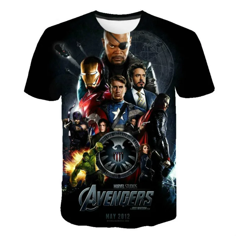 

Summer T-shirt, men's T-shirt, short sleeve, sci-fi cartoon T-shirt, strange things, informal clothes. Asian size.