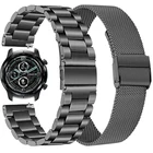 Ремешок из нержавеющей стали для наручных часов, сменный быстросъемный браслет для смарт-часов Nokia Steel HR 36 мм 40 мм, 18 мм 20 мм