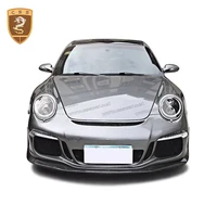 high quality frp fit for porsch 991 1 gt3 style front bumper rear bumper side skirt cover tail car body kit car accessories