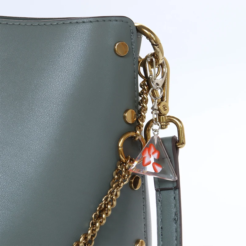 Брелок для ключей с фруктовым рисунком питайя грейпфрут яблоко искусство киви