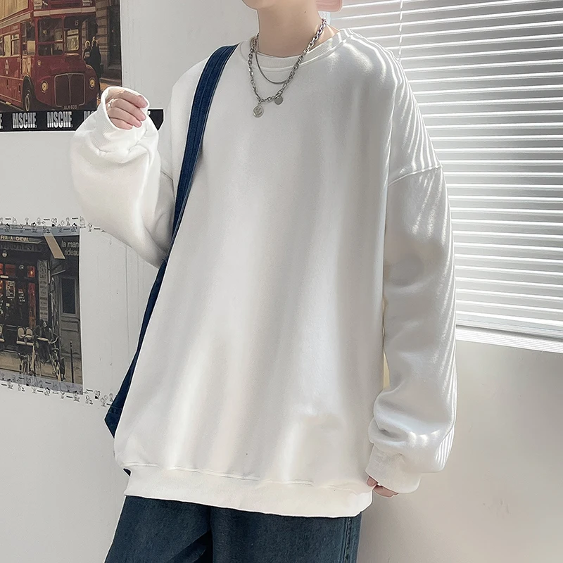 

Women's Solid Color Casual Sweatshirts 2021 Autumn New Couple Hoodie Woman Clothing Streetwear Fashion Pullovers