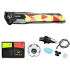 Судейский флажок для футбола г., со свистком для монет, красные и желтые инструменты для карт, набор для матча с флагом футбольного судьи, снаряжение для выживания на природе