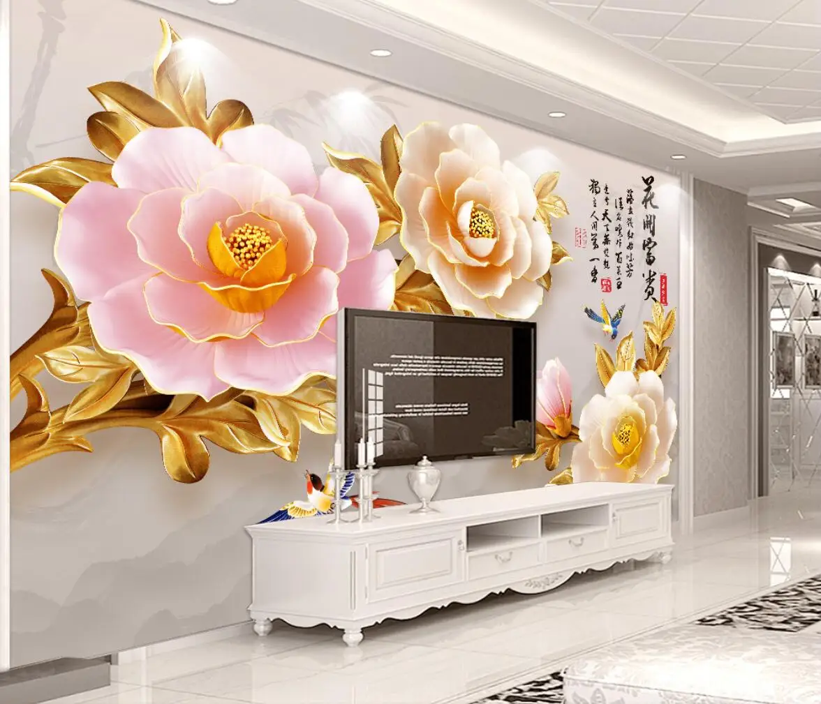 

Beibehang классические обои из натуральных материалов