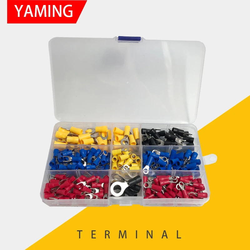 265 шт. Клеммная коробка проводной разъем красный/желтый/синий/черный