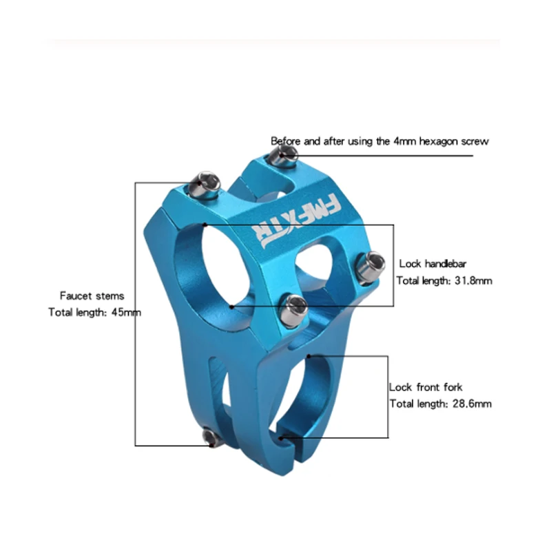 

CY020006 Mountain Bike Handlebar Hollow Handle 31.8MM Bicycle Part Bicycle Handlebar High Quality Aluminum Alloy