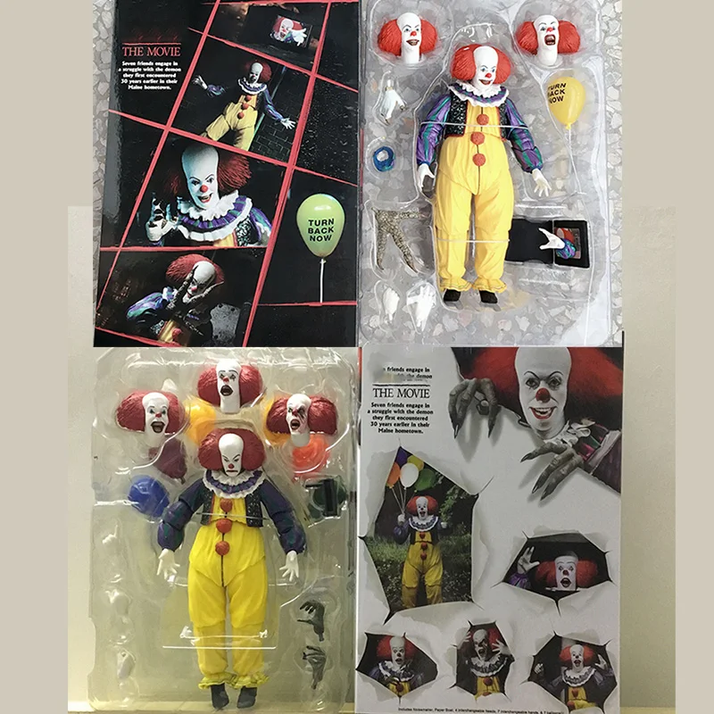 

NECA Pennywise Joker экшн-фигурка Стивена Кинг клоун коллекционные модели игрушек