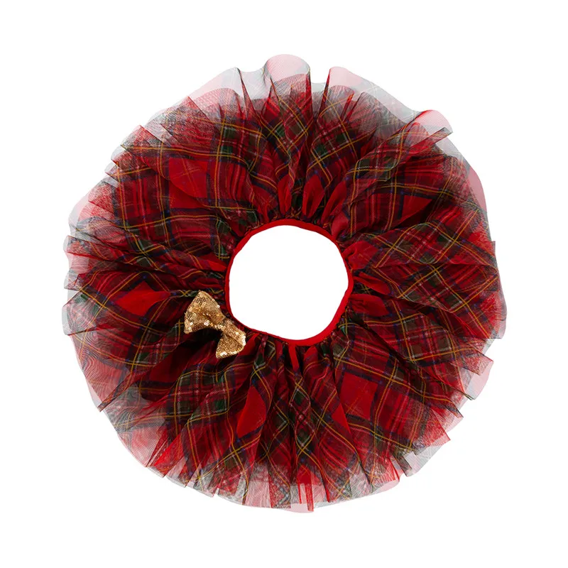 Для маленьких девочек Юбка пачка Фатиновые кружевные трусы с ромбовидным узором