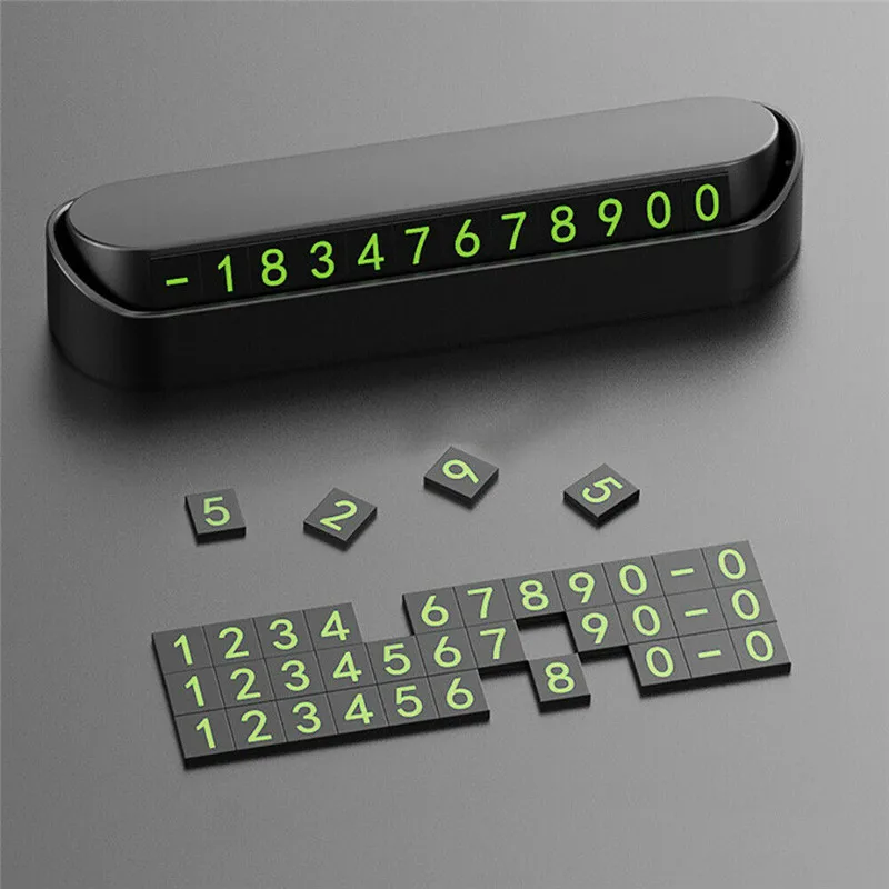 Универсальный автомобильный держатель для телефона светящийся стикер временной