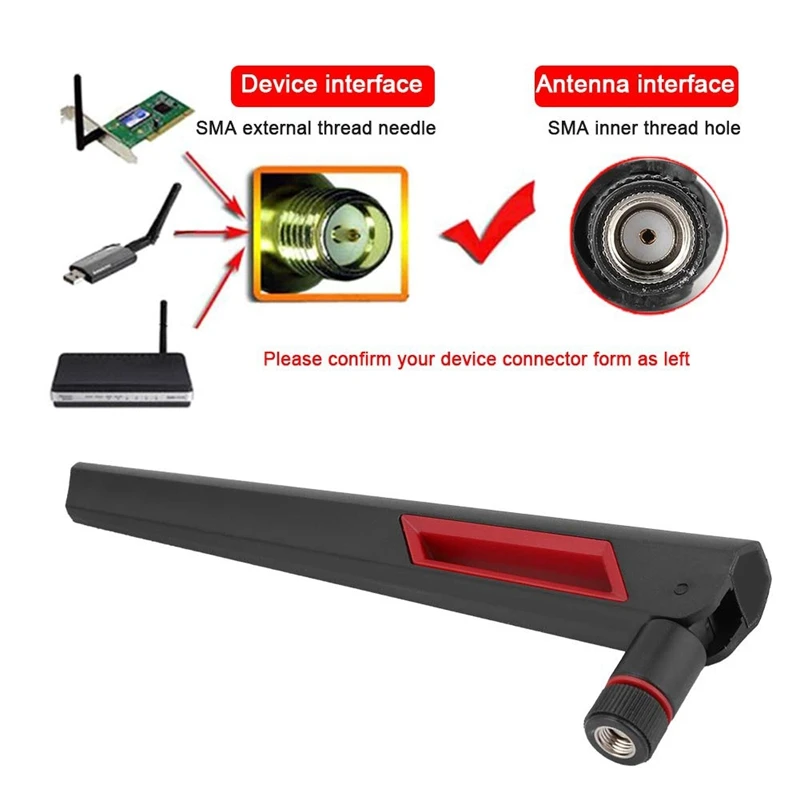 4 шт. 2 4G/5G WiFi антенна SMA внутренний адаптер для ASUS AC68U AC88U AC66U 8DBi беспроводной LAN/Wi-Fi